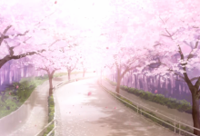 118款 Clannad樱花坡道景色空镜头等动漫风景视频素材 百度网盘下载-紫媛素材网